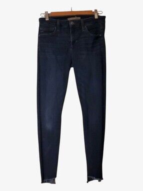 joe's jeans womens size 28 size 6 blue the blondie mid rise skinny ankle
